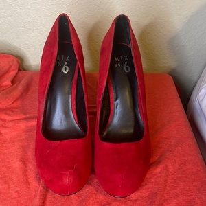 Mix no 6 red high heels